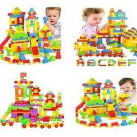 3914 100 Pc Train Blocks Toy used in all kinds of household and official places specially for kids and children for their playing and enjoying purposes.