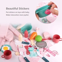 3916 Kitchen Cooking Set used in all kinds of household and official places specially for kids and children for their playing and enjoying purposes.
