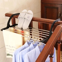 4649 Adjustable Folding Clothes Steel Drying Racks Hanger Shelf