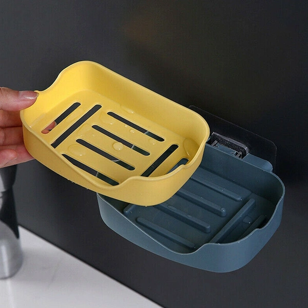 4715A Multipurpose Sticker Wall Mounted Plastic Soap Holder & Dispenser (With Box)