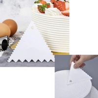 4718 T shape Scraper for Cake with Edge Cake Decorating Tools