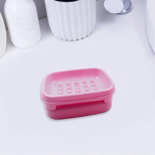 4723 Plastic Soap Case Cover for Bathroom use Pack of 12Pcs
