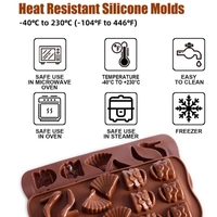 4736 14 Cavity Purse Sandle Heel Sandal Chocolate Mould (1Pc Only)