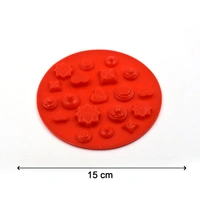 4737 19 Cavity Mix Shape Chocolate Mold (1Pc Only)