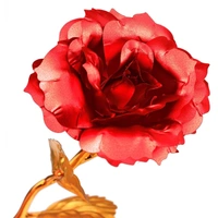 4809 24k Gold Rose,Gold Foil Plated Rose with LOVE Stand and Gift Box for Anniversary,Birthday,Wedding,Thanks giving