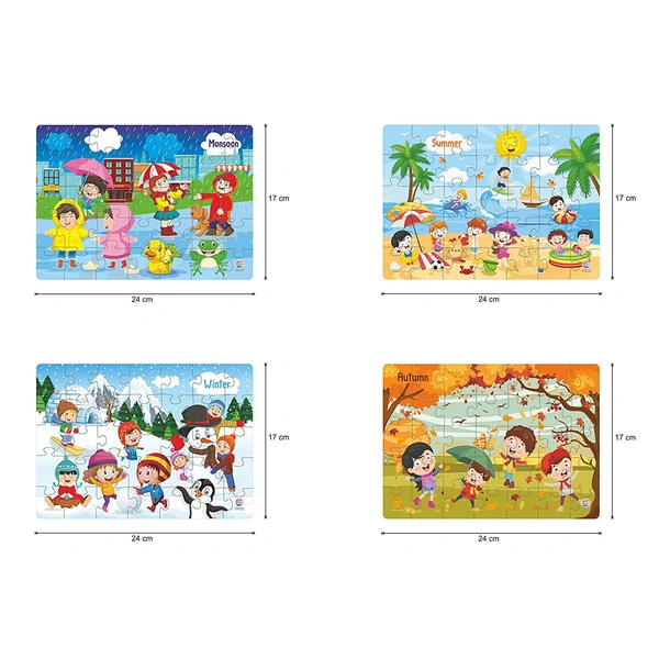 4826 4 In 1 Jigsaw Puzzle Used By Kids And Children’s For Playing Purposes.