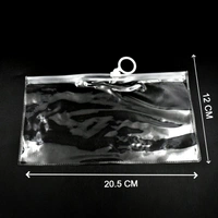 4844 20 Pc Transparent Pouch For Carrying Stationary Stuffs And All By The Students.