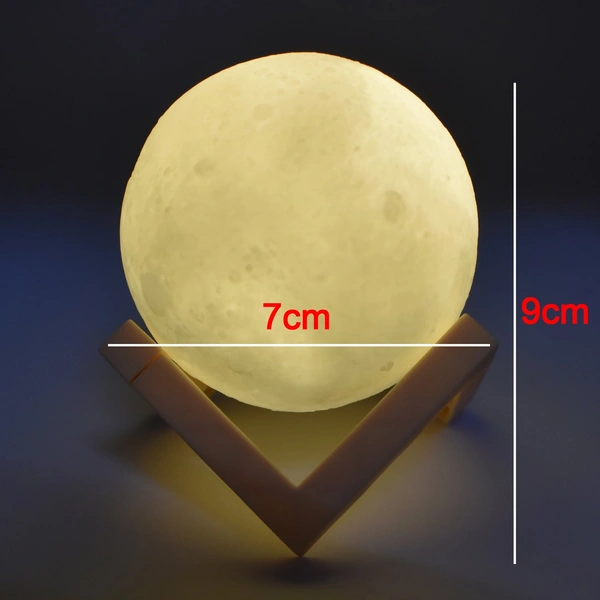 6031 3D  Moon Lamp With Batttery Operated (3 cell Included)