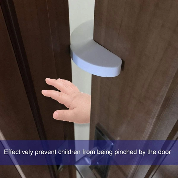6039 Child Safety Protection Baby Safety Cute Animal Security Card Door Stopper (2PC Set)