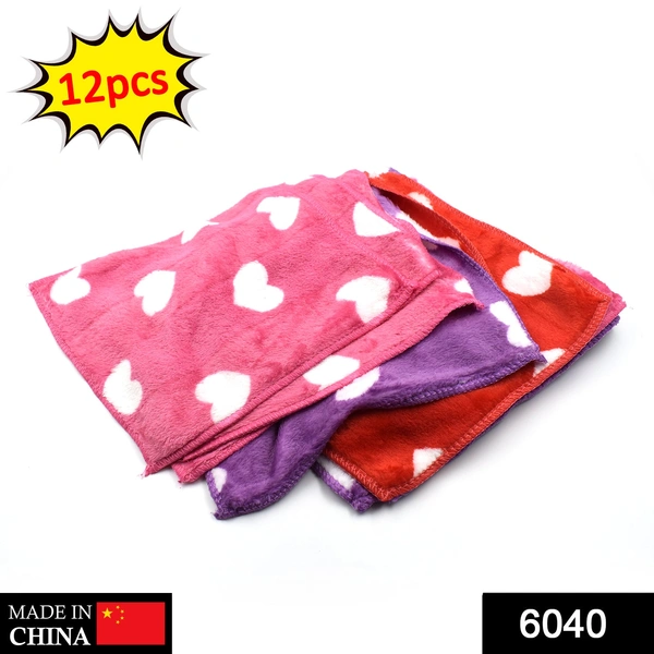 6040 Microfiber Cleaning Cloth (Pack of 12Pc)