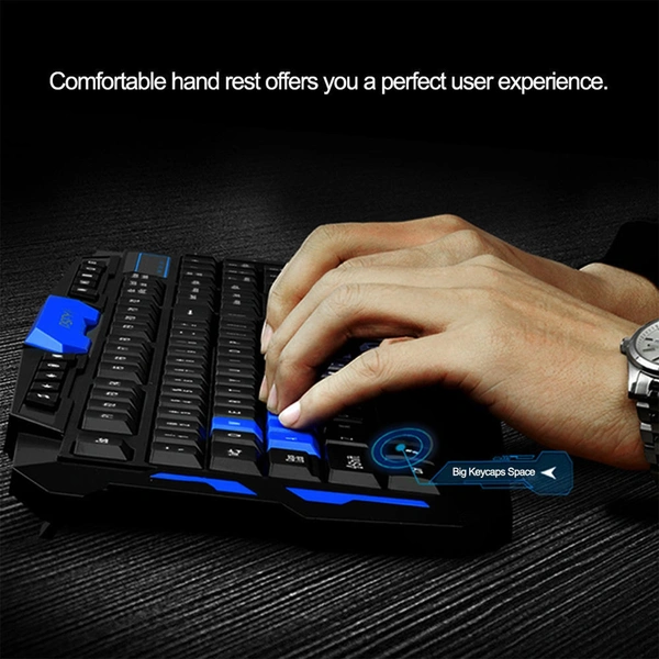 6158 Wireless Keyboard M Set Used In Computers For Working And Gaming Etc.