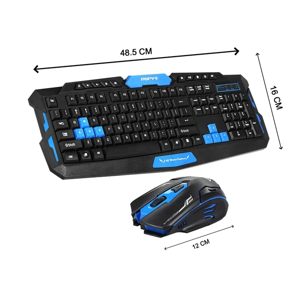 6158 Wireless Keyboard M Set Used In Computers For Working And Gaming Etc.