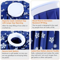 6165 9Inch Pain Reliever Ice Bag Used To Overcome Joints Pain In Body.
