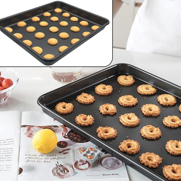 7052 Aluminium Cake Mould Cake Baking Tray (16X11 Inch)