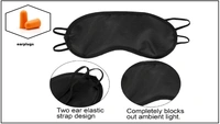 7208 Super Smooth Sleep Mask Eye Cover with earplugs