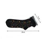 7344 Women s Crew Socks With fresh little flowers Printed ,high quality socks (Pack Of 20Pair)