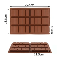 7613 Poly Carbonate Chocolate Bar Moulds PC Mould Clear Hard Candy Mould