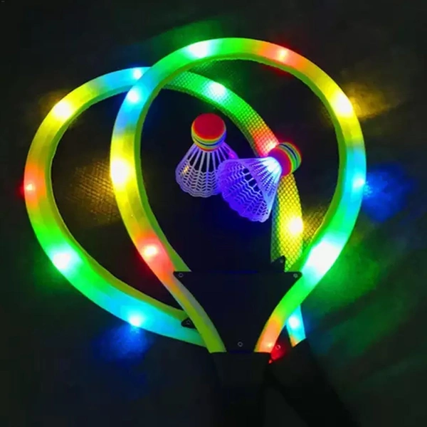 8085 Led Badminton Set For Playing Purposes Of Kids And Children.