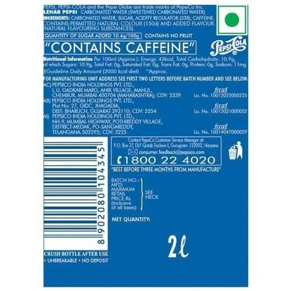 Pepsi (2Ltr.) [Pack Of 9] - Pepsi