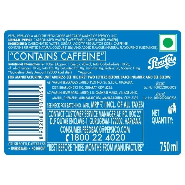 Pepsi (250Ml) [Pack Of 30] - Pepsi