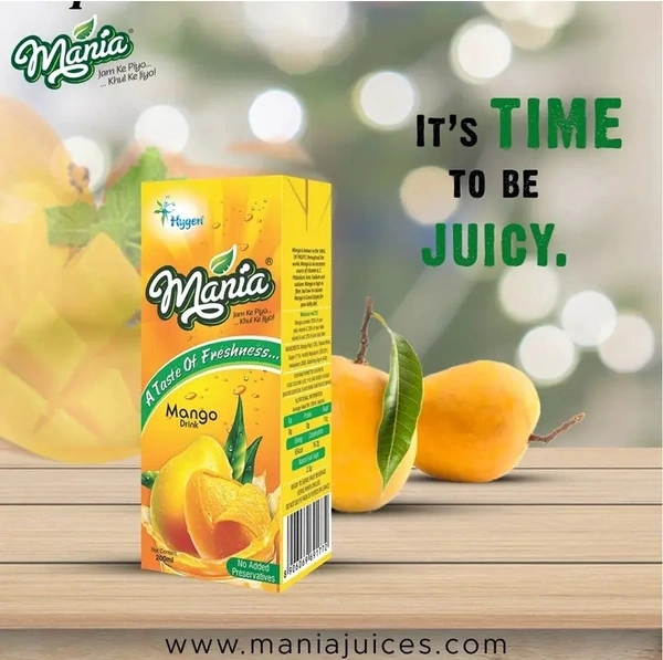 Mania Tetra Pack (200Ml) [1 Box = 27 Tetra]
