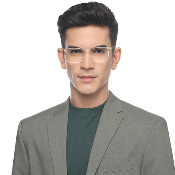 Lenskart Transparent Full Rim Rectangle - Owndays Clear Vision