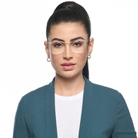 Lenskart Transparent Full Rim Rectangle - Owndays Clear Vision
