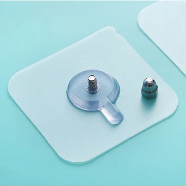 Adhesive Screw Wall Hook used in all kinds of places including household and offices - 1 Pc