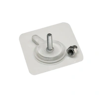 Adhesive Screw Wall Hook used in all kinds of places including household and offices - 1 Pc