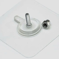 Adhesive Screw Wall Hook used in all kinds of places including household and offices - 1 Pc
