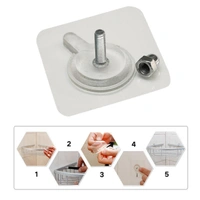 Adhesive Screw Wall Hook used in all kinds of places including household and offices - 1 Pc