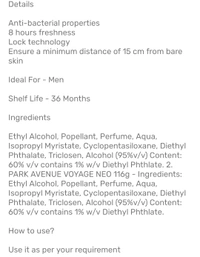 PARK AVENUE DEODORANT 450ML