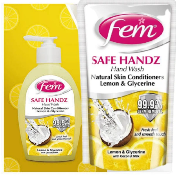 FEM HAND WASH WITH REFIL 250ML+185ML
