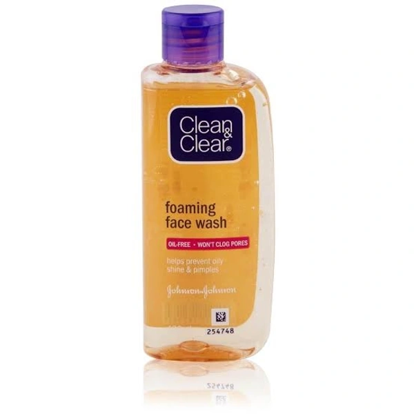 CLEAN AND CLEAR FOAMING FACE WASH - 50ML