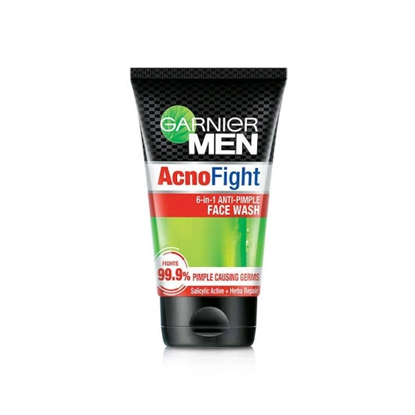 GARNIER MAN ACNO FIGHT ANTI PIMPLE FACEWASH - 100GM