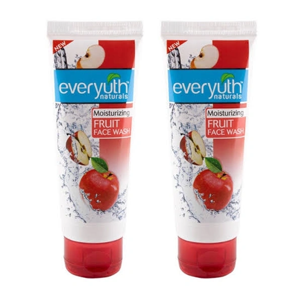 EVERYUTH NATURALS FRUIT FACE WASH  - 165GM