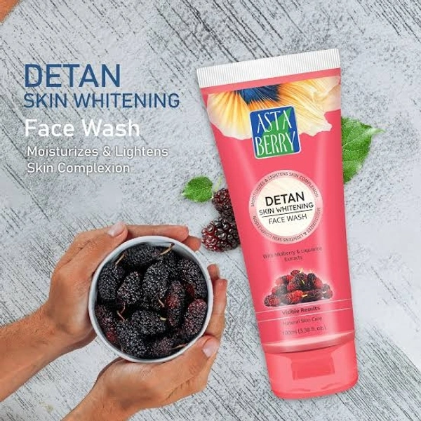 ASTA BERRY DETAN SKIN WHITENING FACE WASH - 60ML