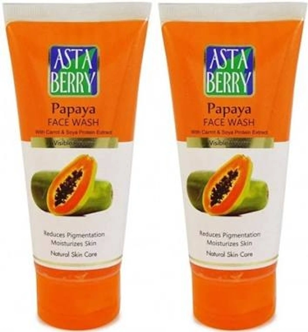 ASTA BERRY PAPAYA  FACE WASH - 60ML