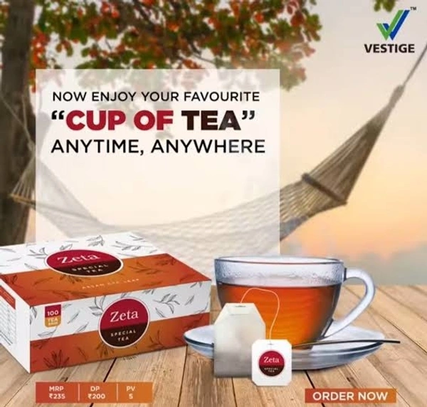 VESTIGE ZETA SPECIAL TEA BAGS  - 100 N