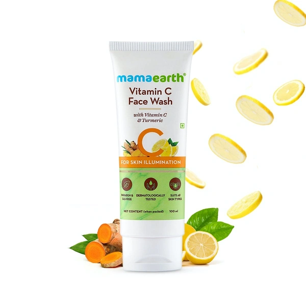 MAMA EARTH VITAMIN C FACE WASH  - 25ML