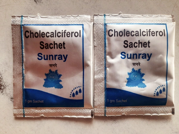 VITAMIN D3 SACHET ( CHOLECALCIFEROL ) - 1GM