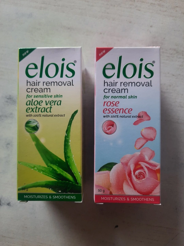 ELOIS HAIR REMOVER CREAM WITH ALOE VERA / ROSE EXTRACT - 50GM