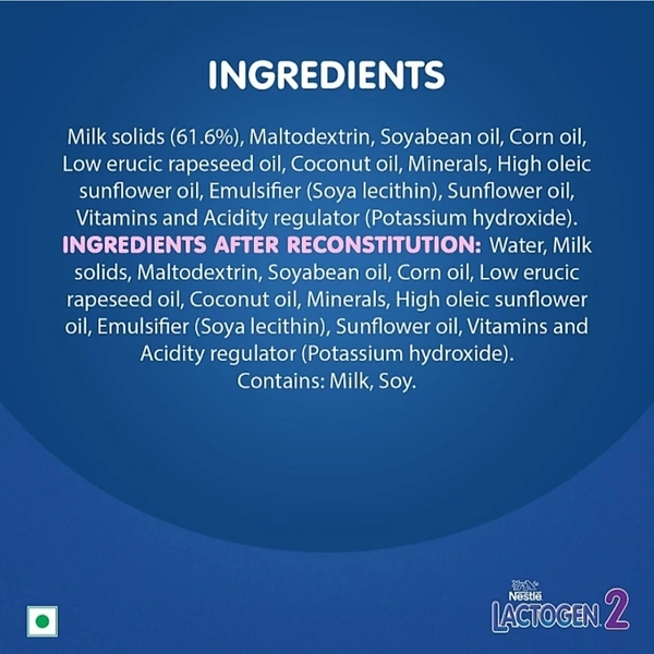 NESTLE LACTOGEN FOLLOW UP FORMULA STAGE 2 - SEPTEMBER 2022, 400GM