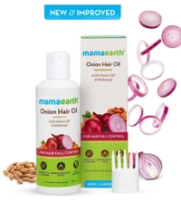 Mamaearth Onion Hair Oil for hair growth with Onion & Redensyl for Hair Fall Control - 250ml15%off15%off - 150ML