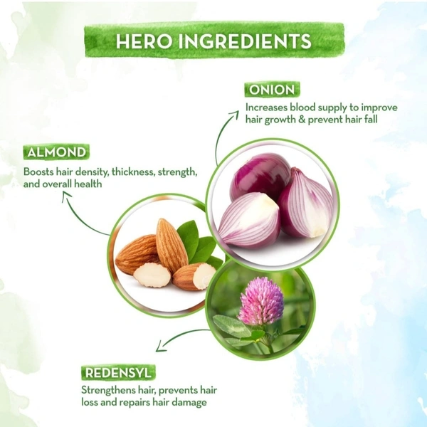 Mamaearth Onion Hair Oil for hair growth with Onion & Redensyl for Hair Fall Control - 250ml15%off15%off - 150ML