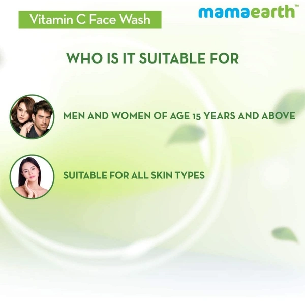 Mamaearth Vitamin C Face Wash with Vitamin C and Turmeric for Skin Illumination - 100ml - 100ML