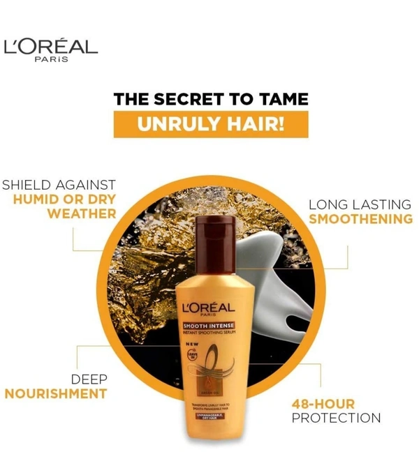 L'Oreal Paris Smooth Instant Intense Serum, 100ml - 100ML, 13/08/2024