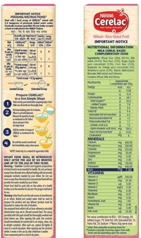Nestle CERELAC Baby Cereal with Milk, Wheat-Rice Mixed Fruit – From 10 Months - JULY 2022, 300GM