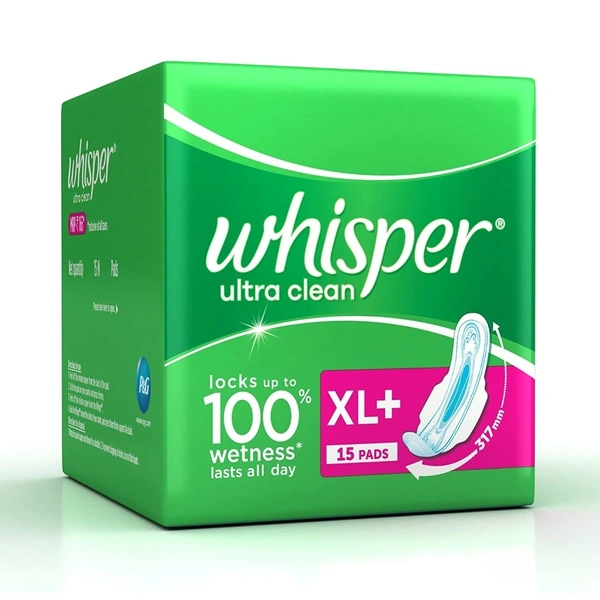 WHISPER ULTRA SANITARY PAD XL WITH WINGS - 7N