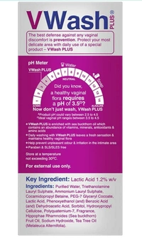 VWash Plus Expert Intimate Hygiene, With Tea Tree Oil, Liquid Wash Prevents Dryness, Itchiness And Irritation, Balances PH, Paraben Free - 100ML, 09/23